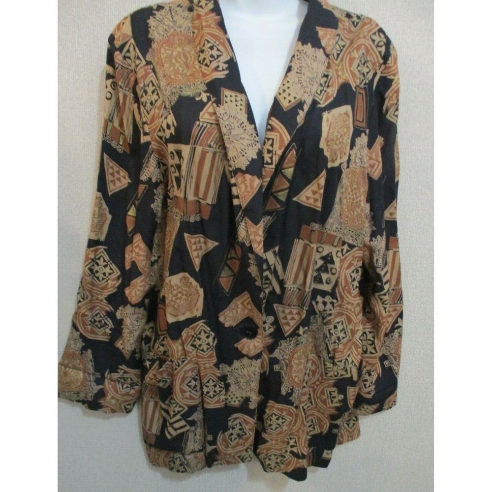 Vintage 80's Kensington Size Large ~ Boyfriend Blazer